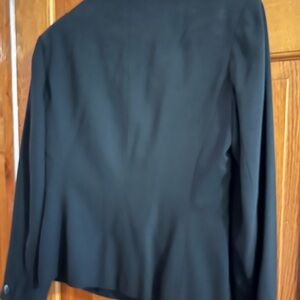 Ann Taylor Elegant Black/Lined Blazer With Pockets Sz 6